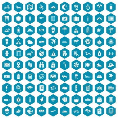 100 turistik gezi simgeler sapphirine menekşe