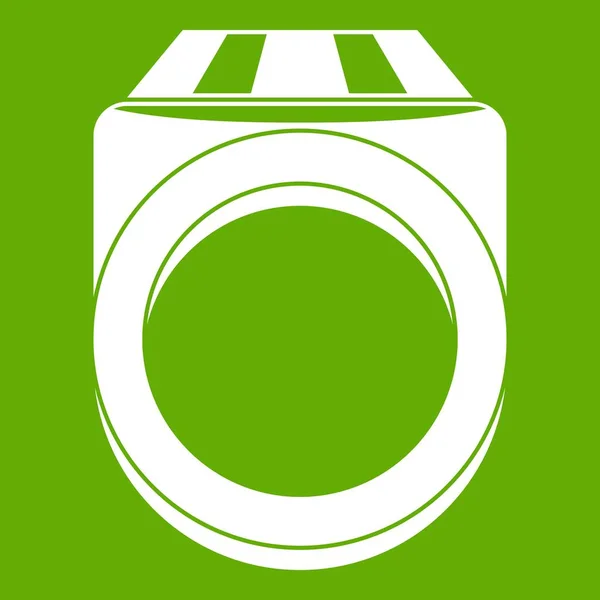 Ring pictogram groen — Stockvector