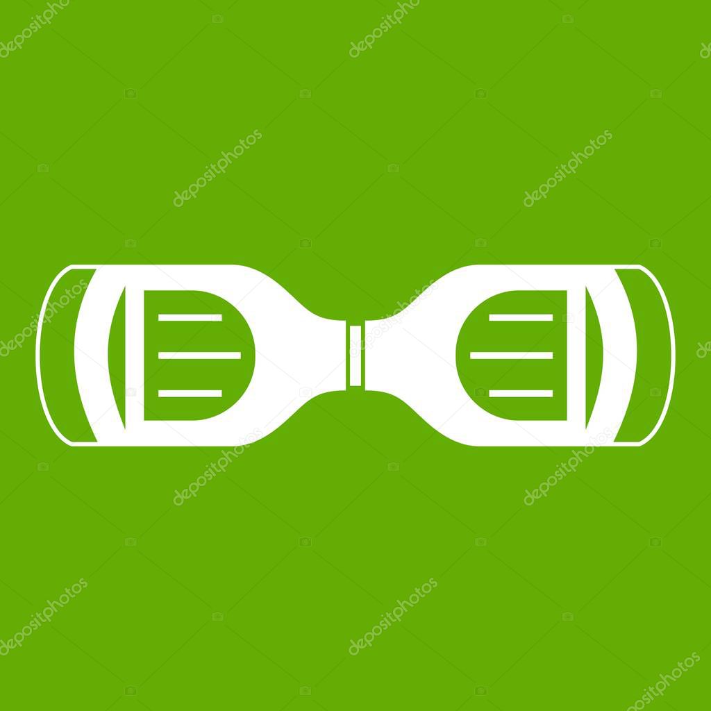 Hoverboard gyro pod top view icon green