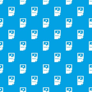 Yazıcı işaretleri desen kesintisiz mavi ile test edilmiş mürekkep kağıt