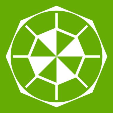 Elmas taş simgesi yeşil