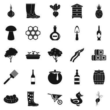 Kira Icons set, basit tarzı