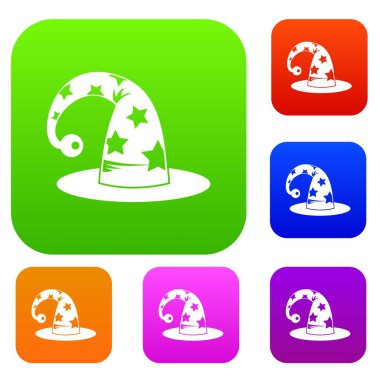 Sihirbazlar şapka koleksiyonu ayarla