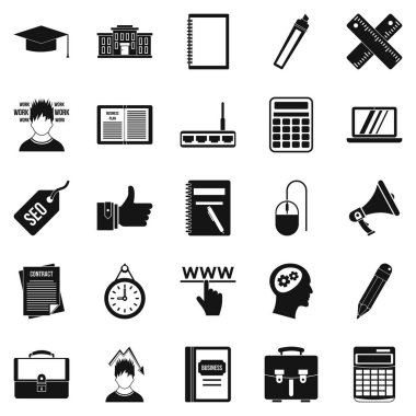 Lombard Icons set, basit tarzı