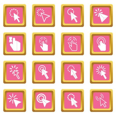 Fare işaretçisini simgeler pembe