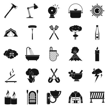 Kuru Icons set, basit tarzı