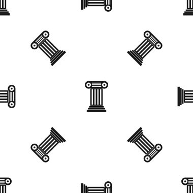 Roman sütun model sorunsuz siyah