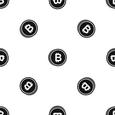 Yazı tura yarasa desen sorunsuz siyah