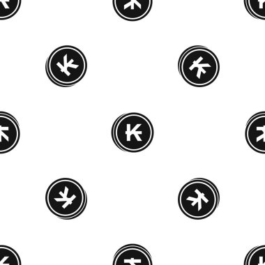 Paralar lao kip desen sorunsuz siyah