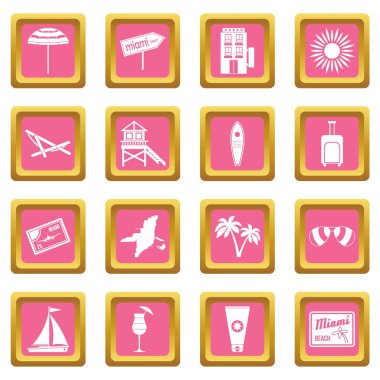 Miami simgeler pembe