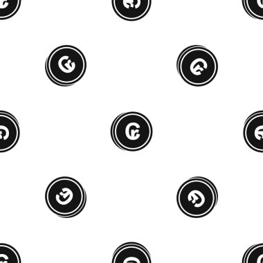 Paralar cruzeiro desen sorunsuz siyah