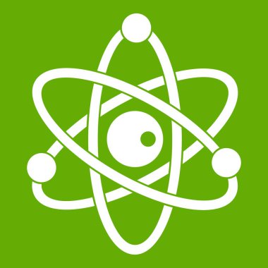 Atom modeli simgesi yeşil