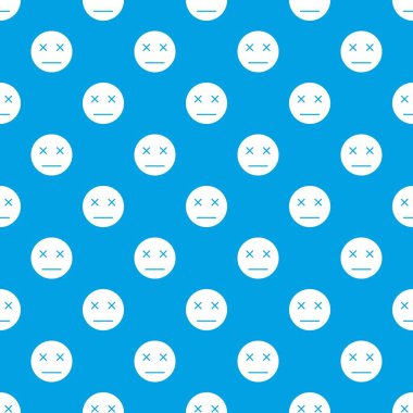 Ölü emotpattern kesintisiz mavi