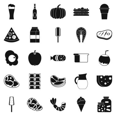 Tohum Icons set, basit tarzı