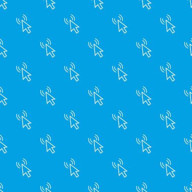 Tıklayın desen kesintisiz mavi