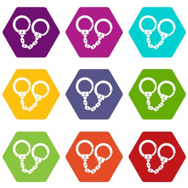 Simge kümesi renk altı yüzlü kelepçe