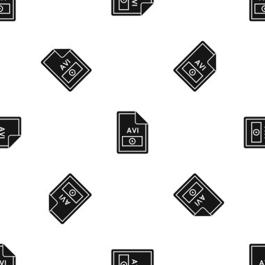 Dosya AVI desen sorunsuz siyah