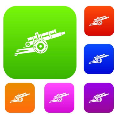 Topçu silah koleksiyonu ayarla