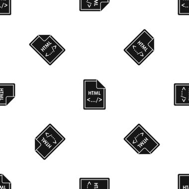 Dosya Html desen sorunsuz siyah