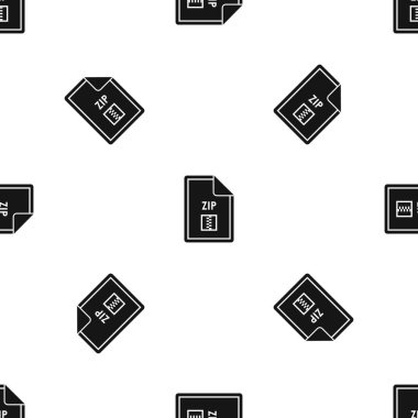 Dosya ZIP desen sorunsuz siyah