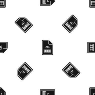 Dosya Xls sorunsuz siyah desen