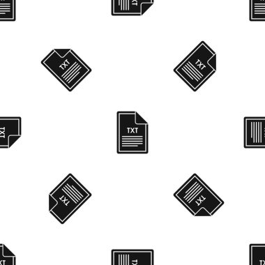Dosya Txt desen sorunsuz siyah