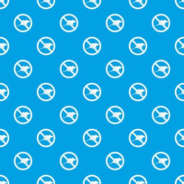 Hiçbir sıçan desen kesintisiz mavi işareti