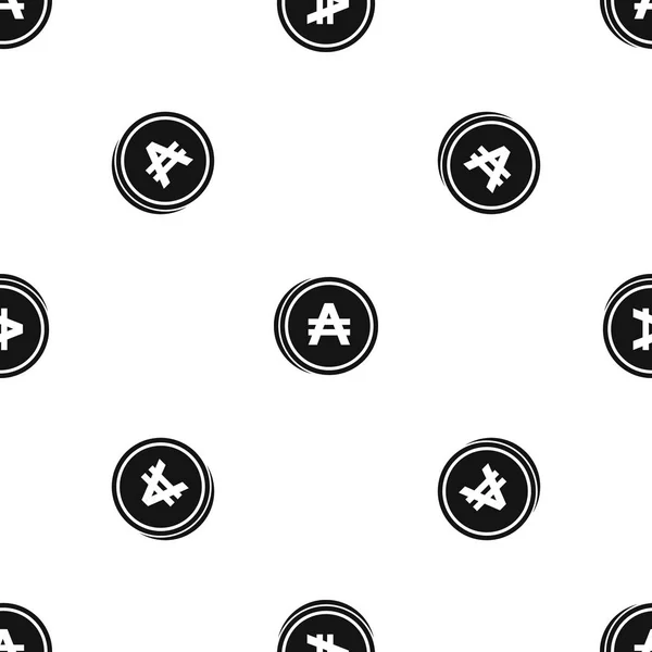 Pièce australe motif sans couture noir — Image vectorielle