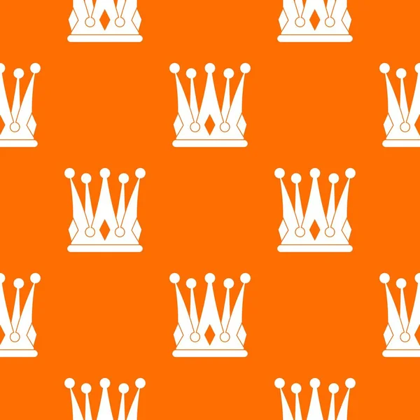 Królewskiej korony wzór bez szwu — Wektor stockowy