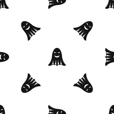 Hayalet desen sorunsuz siyah