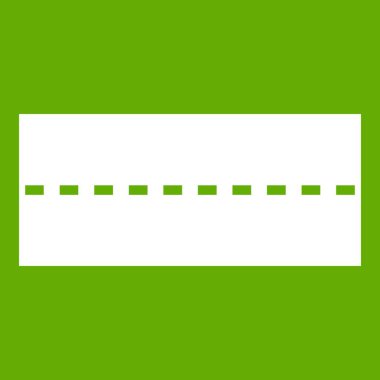 Düz yol simgesi yeşil