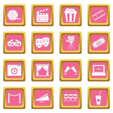 Sinema simgeler pembe