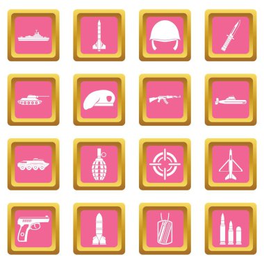 Askeri simgeler pembe