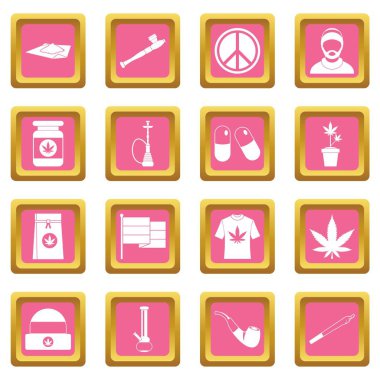 Rastafarian simgeler pembe