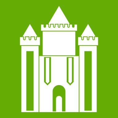 Antik kale simgesi yeşil