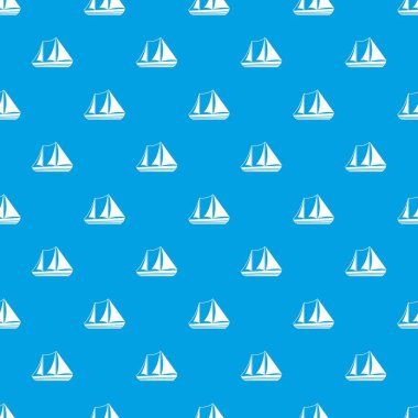 Yat desen kesintisiz mavi
