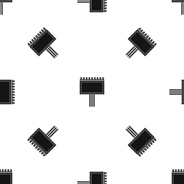 Pano İstatistikleri desen sorunsuz siyah için