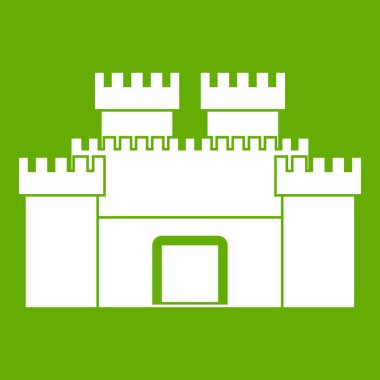 Antik kale simgesi yeşil