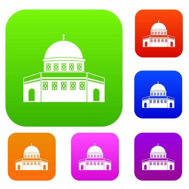 Temple Mount üzerinde kaya kubbe koleksiyonu ayarla