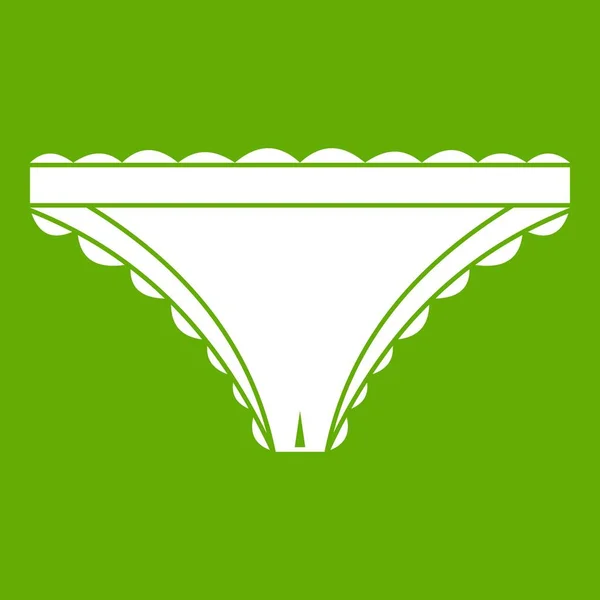 Külot fırfır simgesi yeşil ile — Stok Vektör