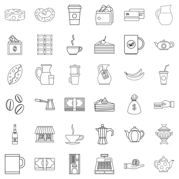 Kavanoz Icons set, anahat stili