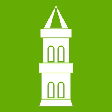Kale kule simgesi yeşil
