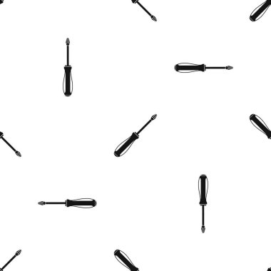 Tornavida desen sorunsuz siyah