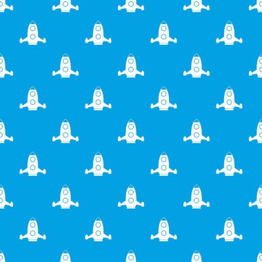 Roket desen kesintisiz mavi