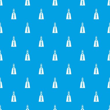 Roket desen kesintisiz mavi
