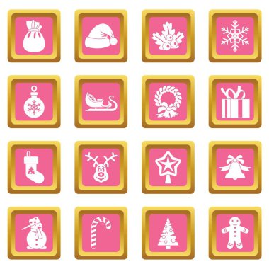 Christmas simgeleri pembe