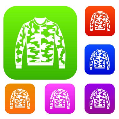 Kamuflaj ceketi koleksiyonu ayarla