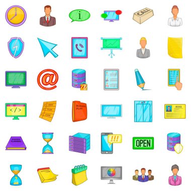 Grup simgeleri ayarla, tarzı çizgi film