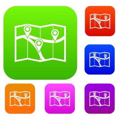 PIN işaretçiler kümesi koleksiyonu ile göster