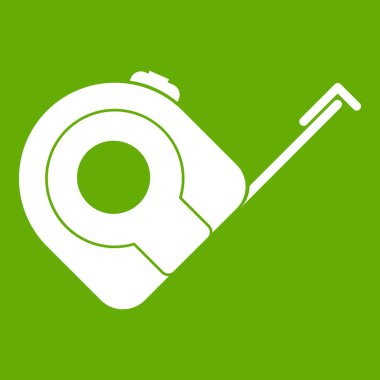 Rulet inşaat aracı simgesi yeşil